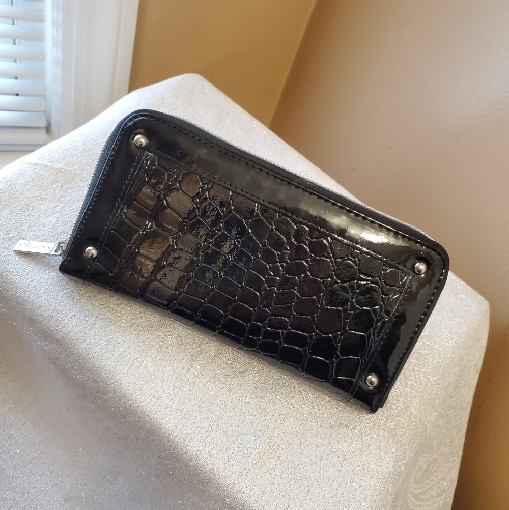 Conrad C collection black/silver wallet - Picture 3 of 5